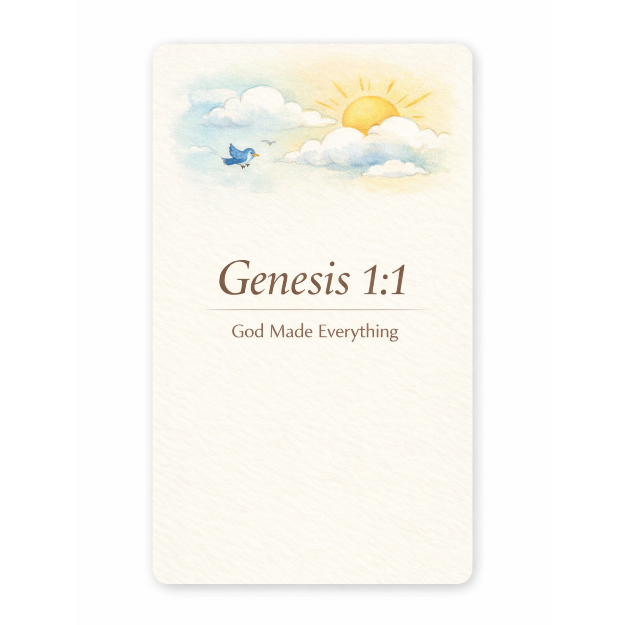 Creation Memory Verse Cards cover